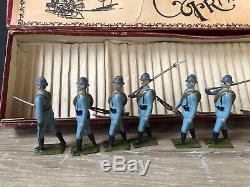 Britains Extremely Rare Boxed Paris Office Set-French Line Infantry. Circa 1917