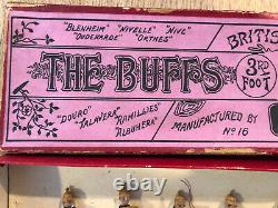 Britains Extremely Rare Boxed Set 16 The Buffs, Khaki Version. Pre War, 1900