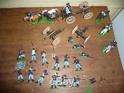 Britains Eyes Right ACW / Britains Swoppets ACW Union Gun Limber Team and others