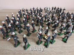 Britains Eyes Right Royal Marines Band 90+ Figures 54mm Plastic Toy Soldiers