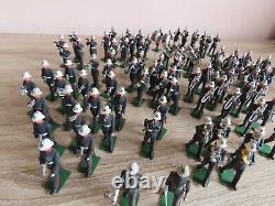 Britains Eyes Right Royal Marines Band 90+ Figures 54mm Plastic Toy Soldiers