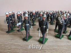 Britains Eyes Right Royal Marines Band 90+ Figures 54mm Plastic Toy Soldiers