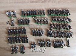 Britains Eyes Right Royal Marines Band 90+ Figures 54mm Plastic Toy Soldiers