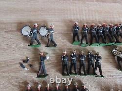 Britains Eyes Right Royal Marines Band 90+ Figures 54mm Plastic Toy Soldiers