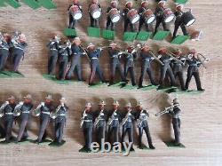 Britains Eyes Right Royal Marines Band 90+ Figures 54mm Plastic Toy Soldiers