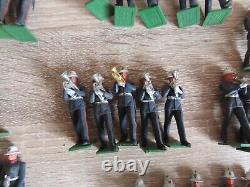 Britains Eyes Right Royal Marines Band 90+ Figures 54mm Plastic Toy Soldiers