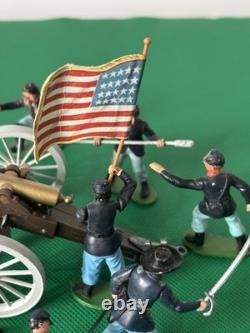 Britains Eyes Right / Swoppets ACW Federal Gun Crew + Others No 35