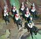 Britains Eyes Right Swoppets Plastic Mounted Life Guards And Mounted Farrier
