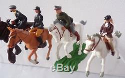 Britains Farm Models Pink Boxes X5 Draught Horse Military Rider + Ex Shop 1.32