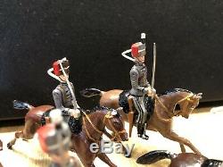 Britains Finely Repainted British Hussars. Post War