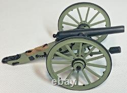 Britains Fire At The Angle, Union Cannon Crew & Wall American Civil War #17532