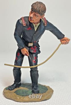 Britains Fire At The Angle, Union Cannon Crew & Wall American Civil War #17532