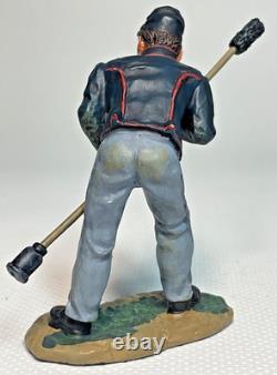 Britains Fire At The Angle, Union Cannon Crew & Wall American Civil War #17532