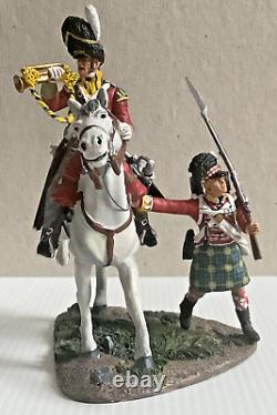 Britains, Forward Gordon's No 2, Scots Grey Bugler Waterloo Napoleonic #36061