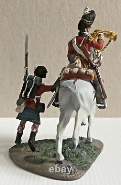Britains, Forward Gordon's No 2, Scots Grey Bugler Waterloo Napoleonic #36061