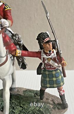 Britains, Forward Gordon's No 2, Scots Grey Bugler Waterloo Napoleonic #36061