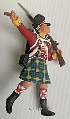 Britains, Forward Gordon's No 2, Scots Grey Bugler Waterloo Napoleonic #36061