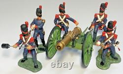Britains, French Imperial Guard With Cannon, Napoleonic Wars 54mm #00289