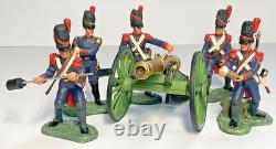Britains, French Imperial Guard With Cannon, Napoleonic Wars 54mm #00289