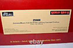 Britains German 88mm Flak 36/37 Overall Grey Gun And Carriage 25088