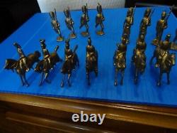 Britains Gilt Figures C 1912 Scots Greys, Dragoons etc 15 Pieces RARE