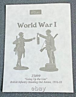 Britains Going Up The Line British Infantry Handing Out Ammo 1916 WW1 #23099