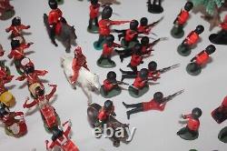 Britains/Grenadier guardsx50+ and Royal Scots dragoon guards X 40+ in unique tin