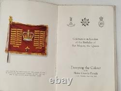 Britains HM Queen Elizabeth II Trooping the Colour Mounted + 1953 Program