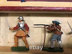 Britains Herald Boxed Set H7402 Cavaliers & Roundheads. Extremely Rare. C1962