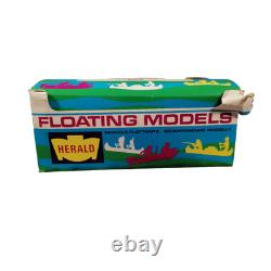 Britains Herald Floating Models Indian Canoes #4501 Shop Counter Box Full Set 14
