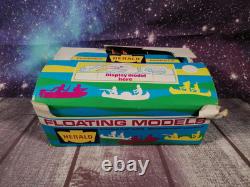 Britains Herald Floating Models Indian Canoes #4501 Shop Counter Box Full Set 14