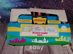 Britains Herald Floating Models Indian Canoes #4501 Shop Counter Box Full Set 14