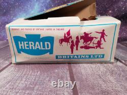 Britains Herald Floating Models Indian Canoes #4501 Shop Counter Box Full Set 14