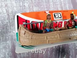 Britains Herald Floating Models Indian Canoes #4501 Shop Counter Box Full Set 14