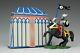 Britains Herald Swoppet C15th Mounted Knight With Standard Tent Pack #h1450