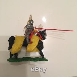 Britains Herald Swoppet Charging Horse With Rare Yellow Blanket