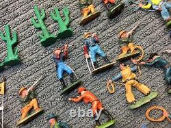 Britains Herald Vintage plastic Soldiers Cowboys