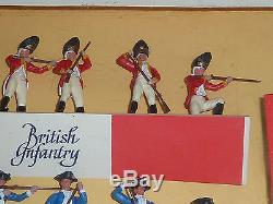 Britains Herald soldier 60mm Eyes Right swoppet AWI british & american box 7385
