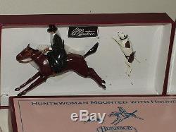 Britains Heritage Collection 132 The Hunt Fox & Hounds Riders Horses Set New