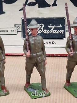 Britains Hollowcast Set No. 227 USA Infantry