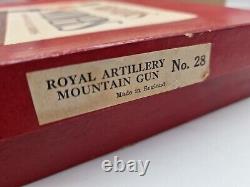 Britains Hollowcast Set No. 28 Royal Artillery Mountain Gun Team 1955