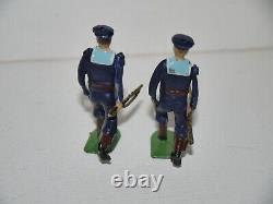 Britains Hollowcast Wwi Royal Navy Sailors Running At The Trail Excellent Set