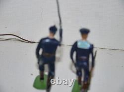 Britains Hollowcast Wwi Royal Navy Sailors Running At The Trail Excellent Set