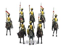 Britains Indian Army Lancers Repainted Hyderabad Lancers 54mm Toy Soldier Bundle
