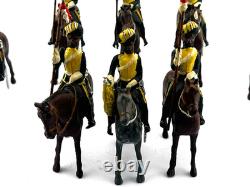 Britains Indian Army Lancers Repainted Hyderabad Lancers 54mm Toy Soldier Bundle