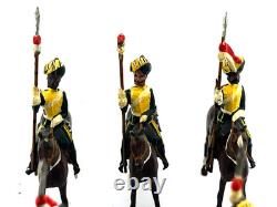 Britains Indian Army Lancers Repainted Hyderabad Lancers 54mm Toy Soldier Bundle