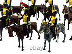 Britains Indian Army Lancers Repainted Hyderabad Lancers 54mm Toy Soldier Bundle
