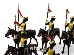 Britains Indian Army Lancers Repainted Hyderabad Lancers 54mm Toy Soldier Bundle