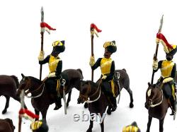Britains Indian Army Lancers Repainted Hyderabad Lancers 54mm Toy Soldier Bundle