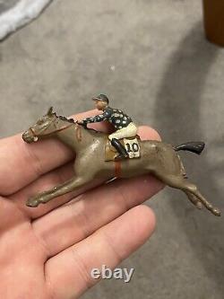 Britains & Jo Hill Co Lead Racehorse Collection 49 Horses Race Game Pre War